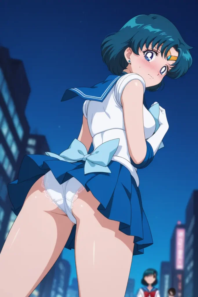 セーラーマーキュリーのパンチラエロ画像13枚目