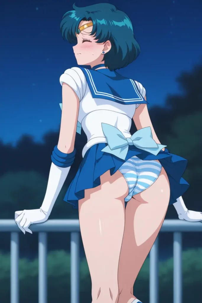 セーラーマーキュリーのパンチラエロ画像18枚目