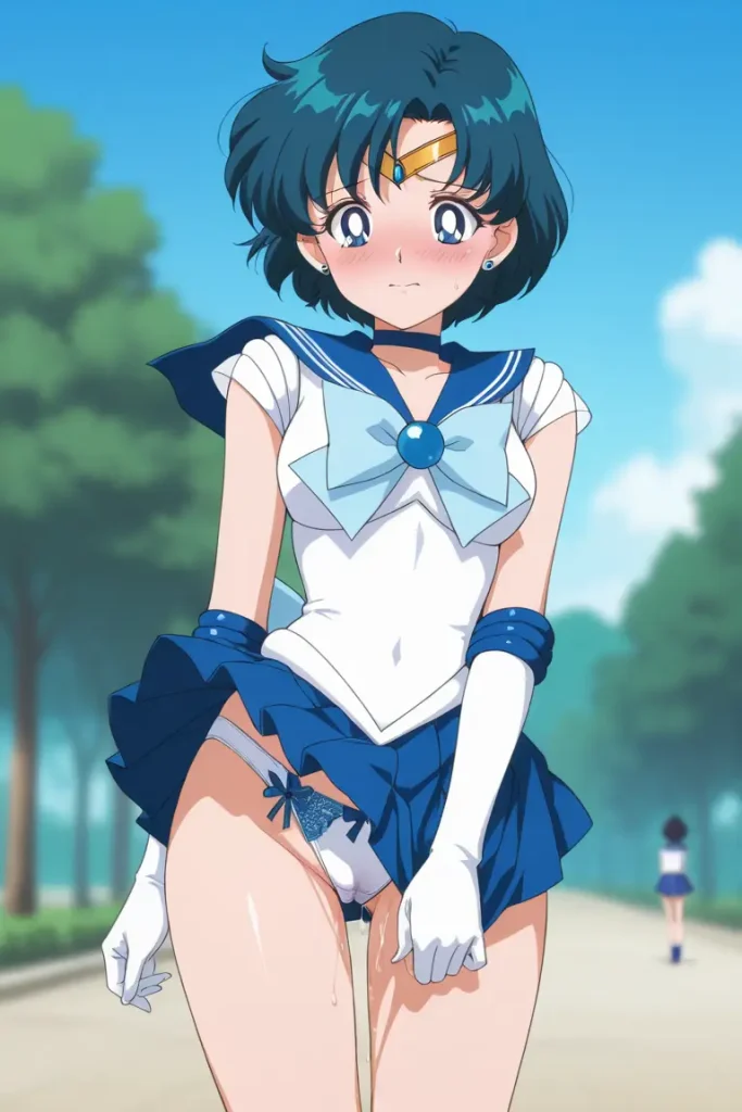 セーラーマーキュリーのパンチラエロ画像20枚目