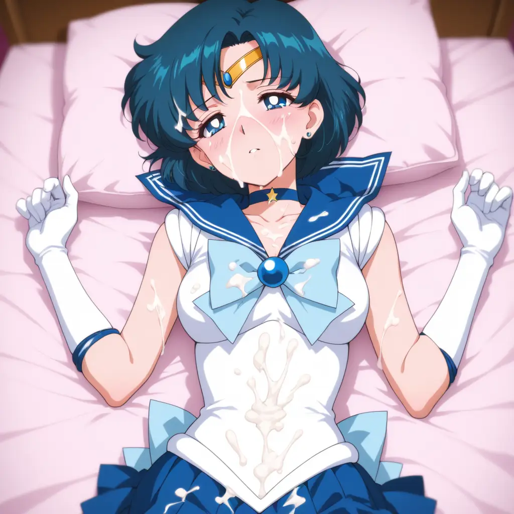 セーラーマーキュリーにザーメンぶっかけるエロ画像21枚目