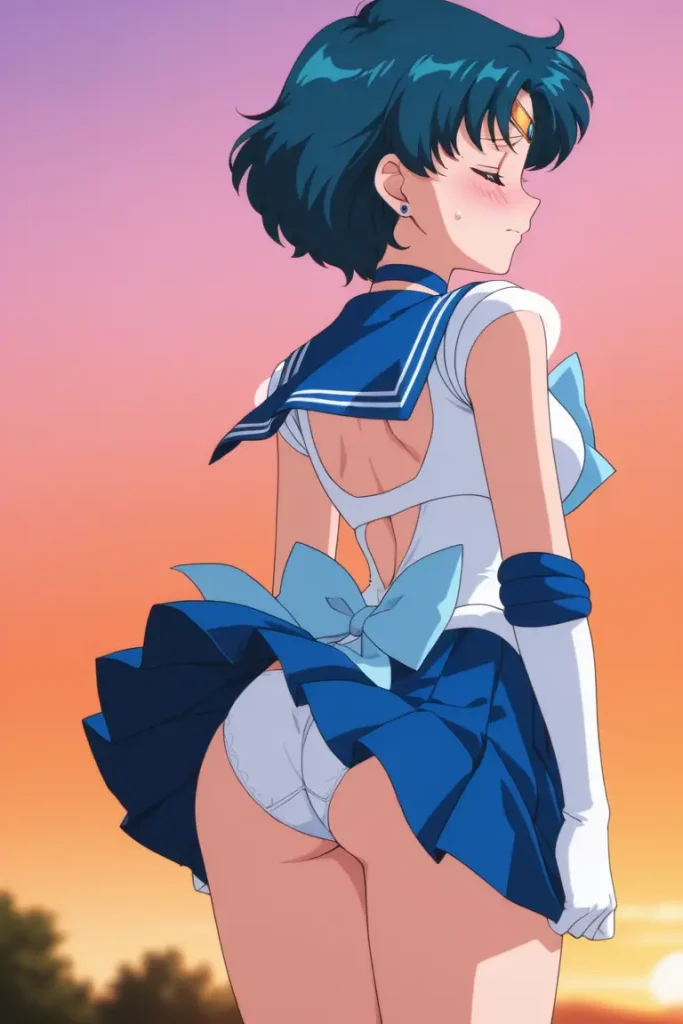 セーラーマーキュリーのパンチラエロ画像35枚目