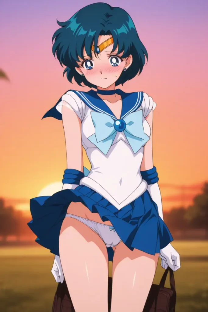 セーラーマーキュリーのパンチラエロ画像36枚目