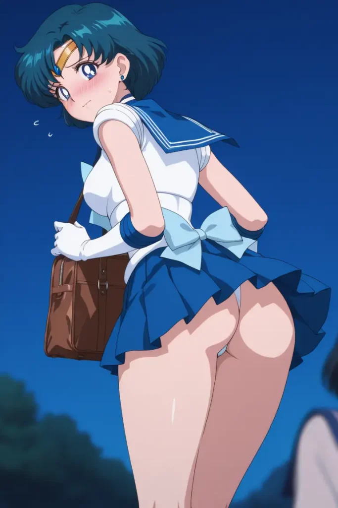 セーラーマーキュリーのパンチラエロ画像43枚目