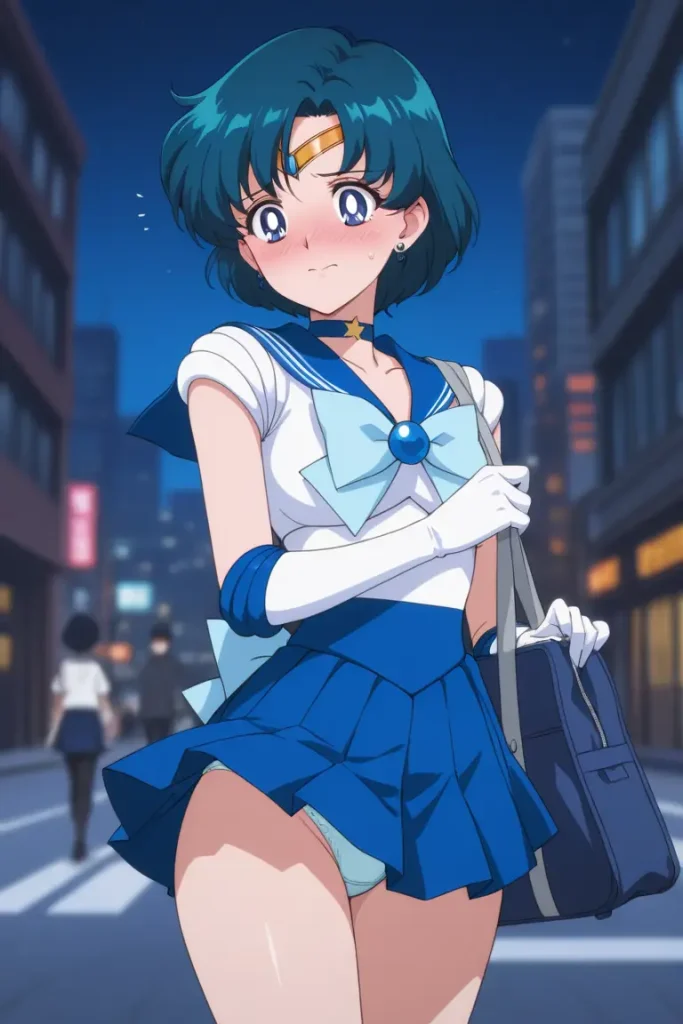 セーラーマーキュリーのパンチラエロ画像44枚目