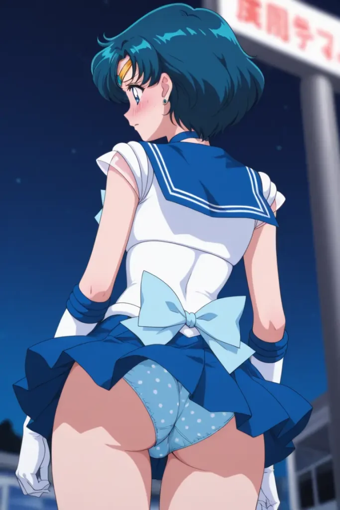 セーラーマーキュリーのパンチラエロ画像46枚目