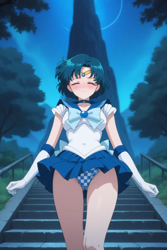 セーラーマーキュリーのパンチラエロ画像48枚目