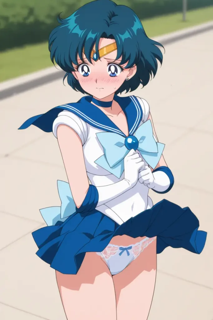 セーラーマーキュリーのパンチラエロ画像50枚目