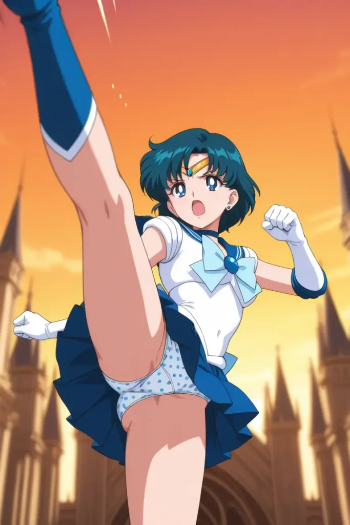 セーラーマーキュリーのパンチラエロ画像51枚目