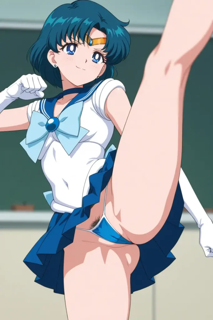 セーラーマーキュリーのパンチラエロ画像53枚目