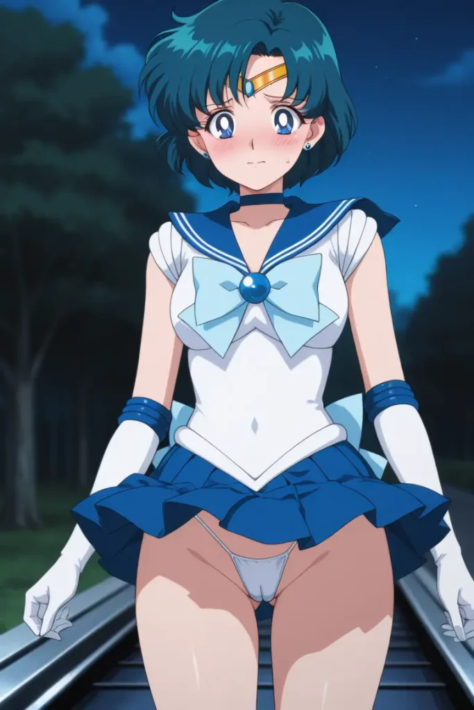 セーラーマーキュリーのパンチラエロ画像57枚目