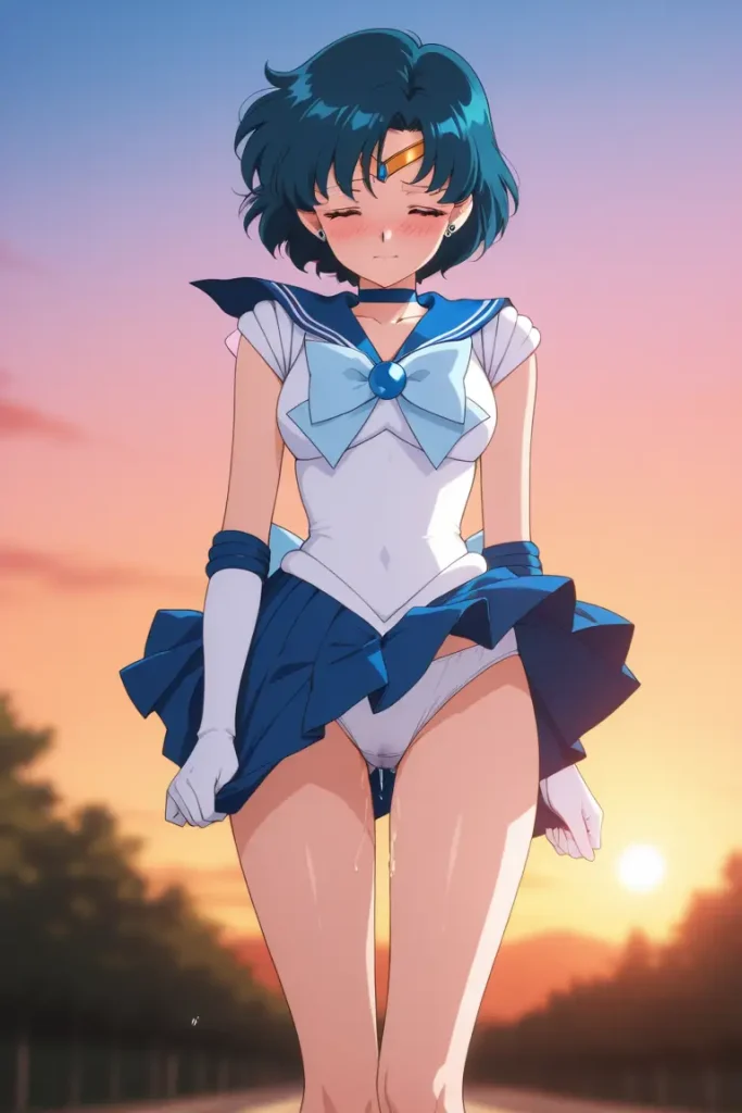 セーラーマーキュリーのパンチラエロ画像79枚目