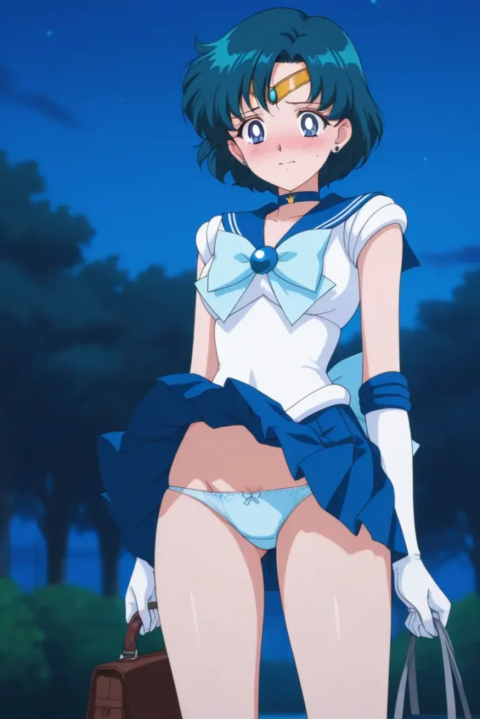 セーラーマーキュリーのパンチラエロ画像81枚目