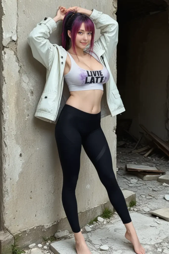 スーパーロボット大戦の月ノ輪フォルテのコスプレイヤーがヌードグラビアにチャレンジするエロ画像99枚目