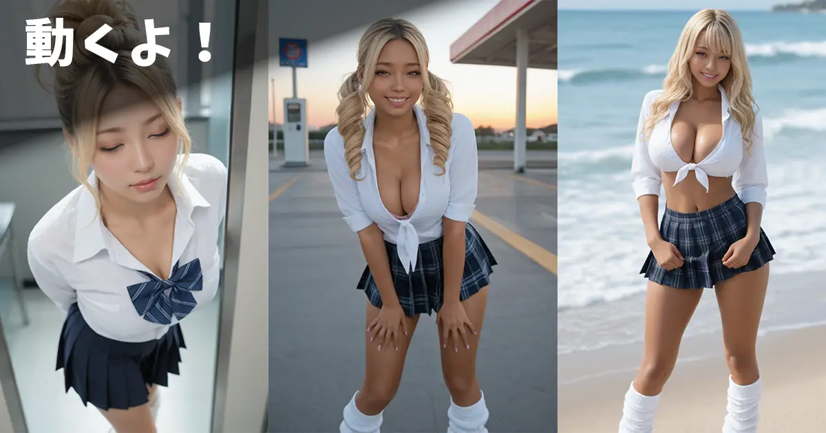 巨乳ギャルが服をたくし上げておっぱい露出するエロ画像