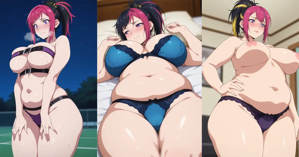 スーパーロボット大戦のむちむち月ノ輪フォルテがエッチな下着を着るエロ画像