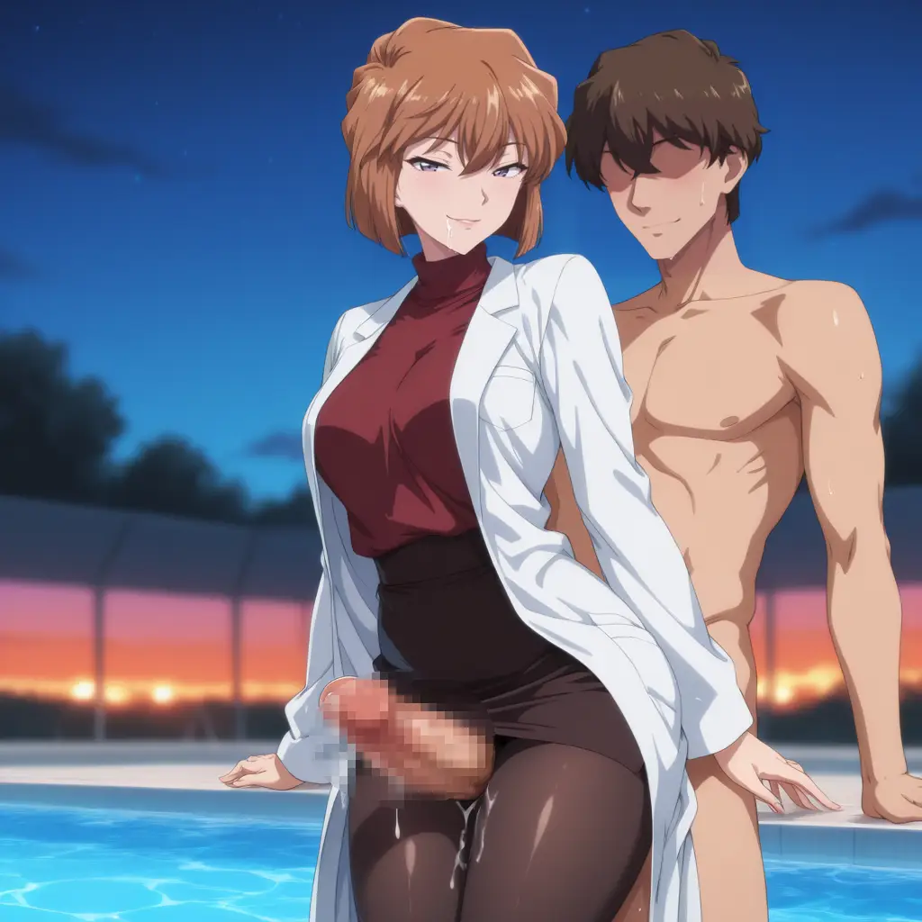 名探偵コナンの灰原哀が体を使ってザーメン抜いてくれるエロ画像6枚目