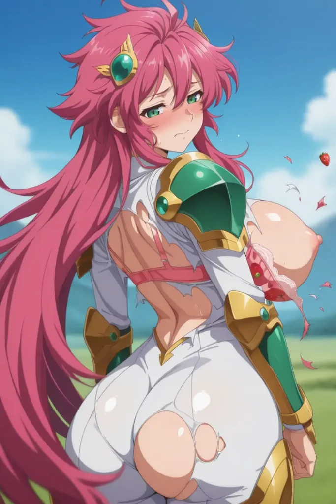 スーパーロボット大戦のヴァルシオーネの服が破けるエロ画像103枚目