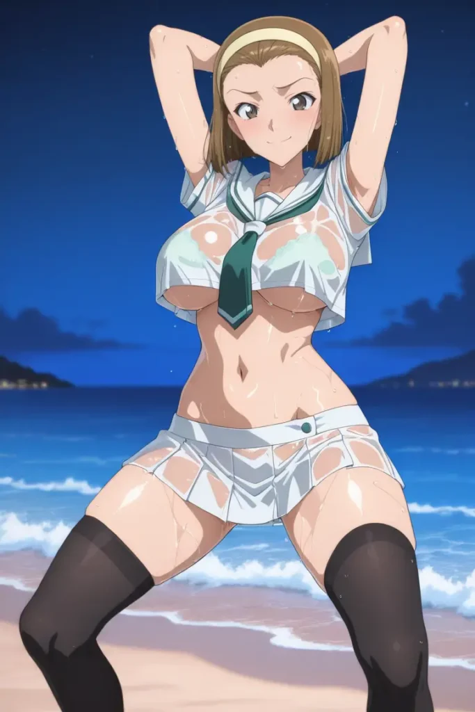 名探偵コナンの鈴木園子がエッチなコスを着るエロ画像110枚目