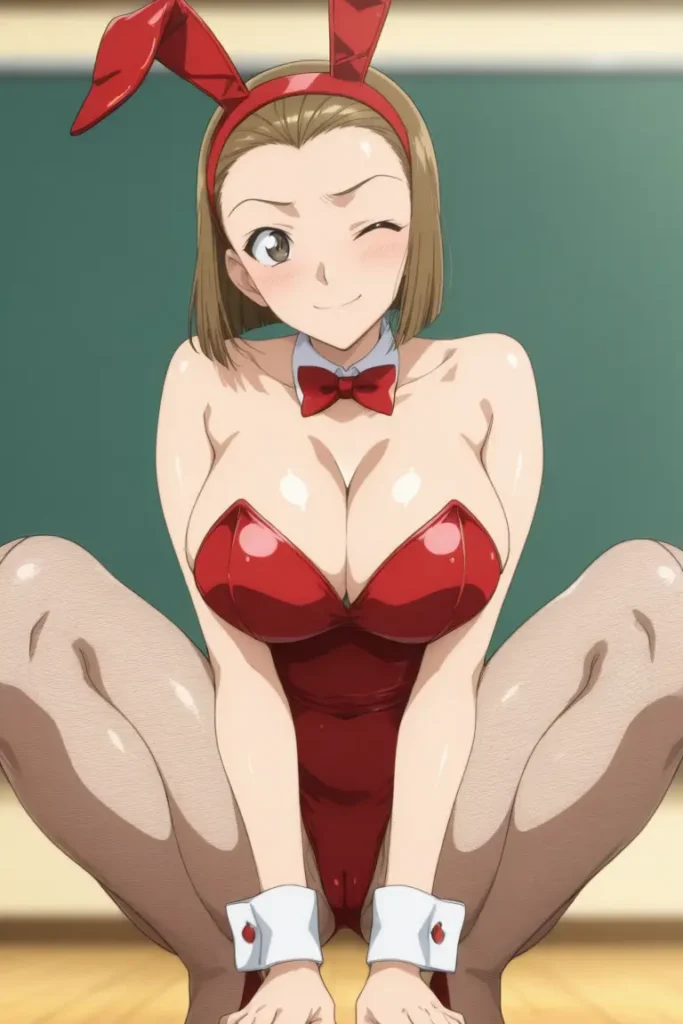 名探偵コナンの鈴木園子がエッチなコスを着るエロ画像111枚目