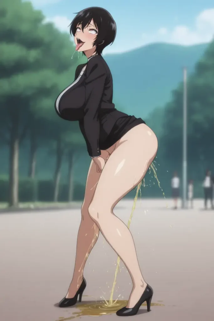 名探偵コナンの佐藤美和子がお漏らしするエロ画像116枚目