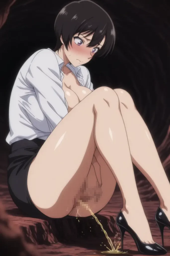 名探偵コナンの佐藤美和子がお漏らしするエロ画像117枚目