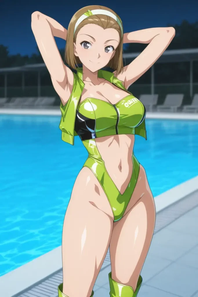 名探偵コナンの鈴木園子がエッチなコスを着るエロ画像119枚目