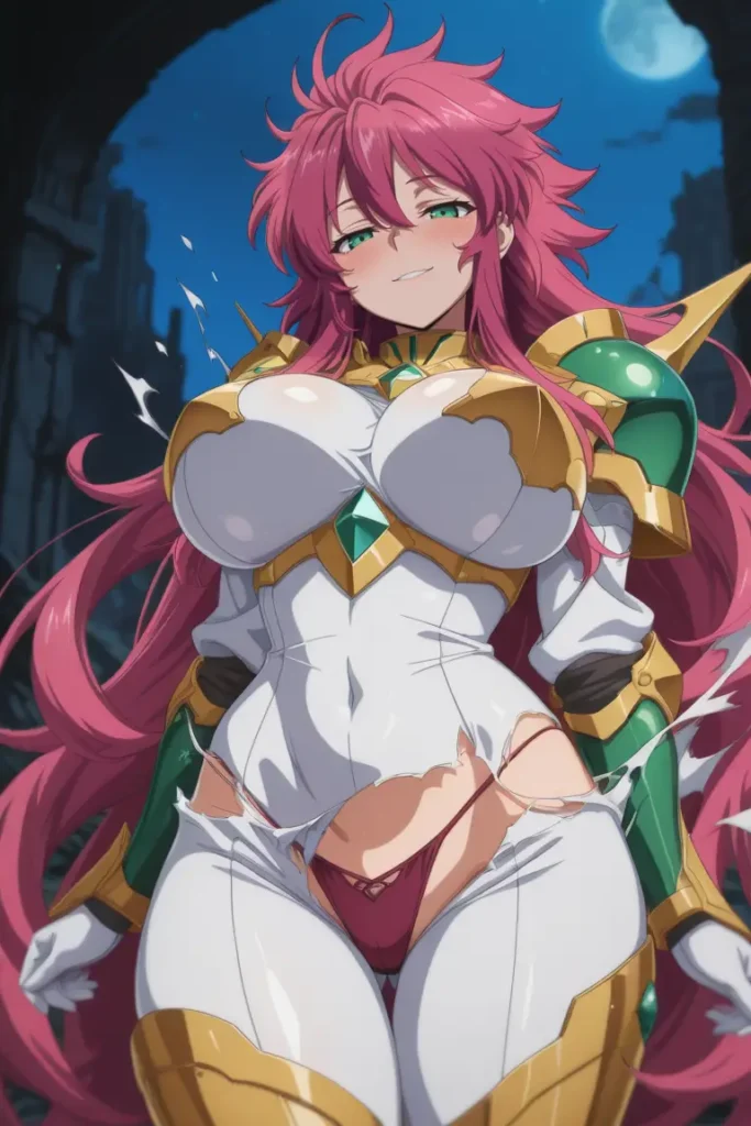 スーパーロボット大戦のヴァルシオーネの服が破けるエロ画像11枚目