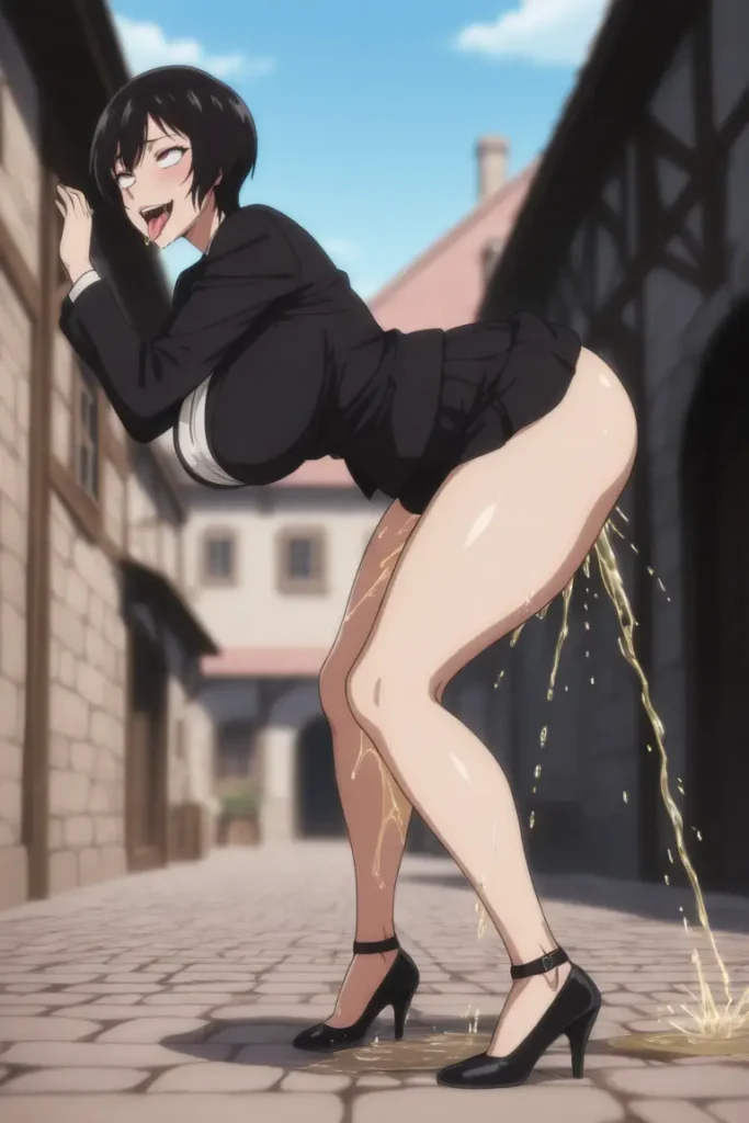 名探偵コナンの佐藤美和子がお漏らしするエロ画像122枚目