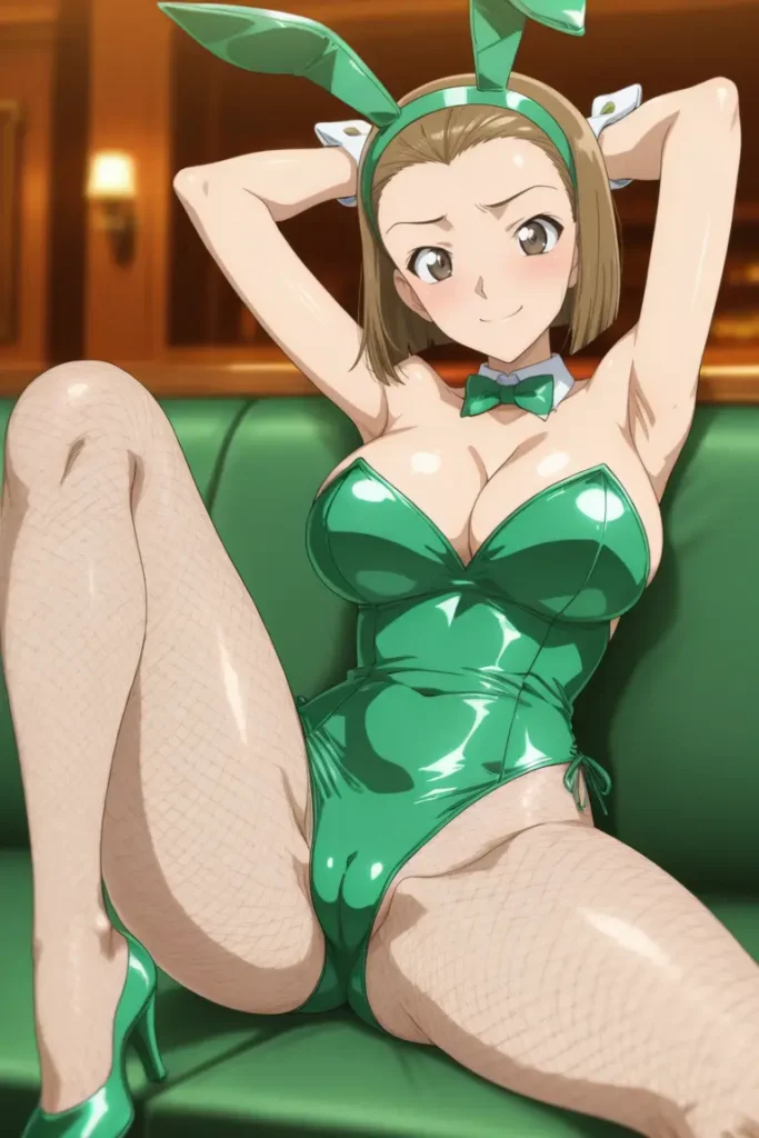 名探偵コナンの鈴木園子がエッチなコスを着るエロ画像138枚目