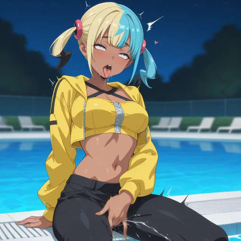 ポケットモンスターのカナリィが潮吹きオナニーするエロ動画15枚目