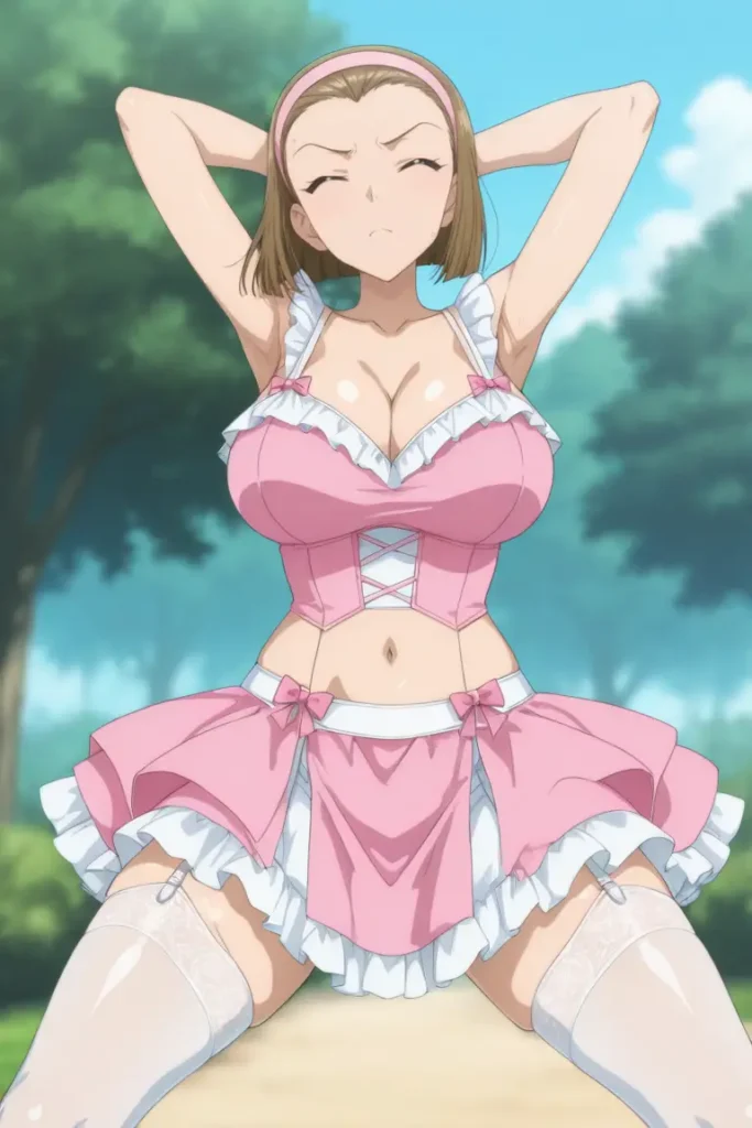 名探偵コナンの鈴木園子がエッチなコスを着るエロ画像166枚目