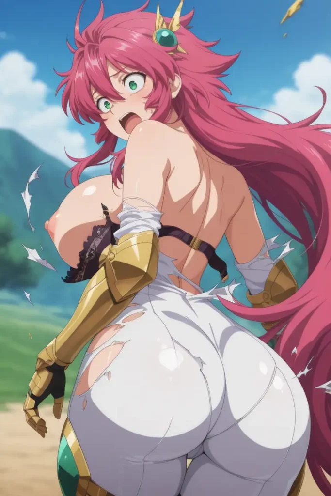 スーパーロボット大戦のヴァルシオーネの服が破けるエロ画像16枚目