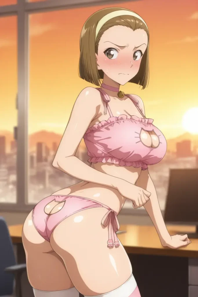 名探偵コナンの鈴木園子がエッチなコスを着るエロ画像17枚目