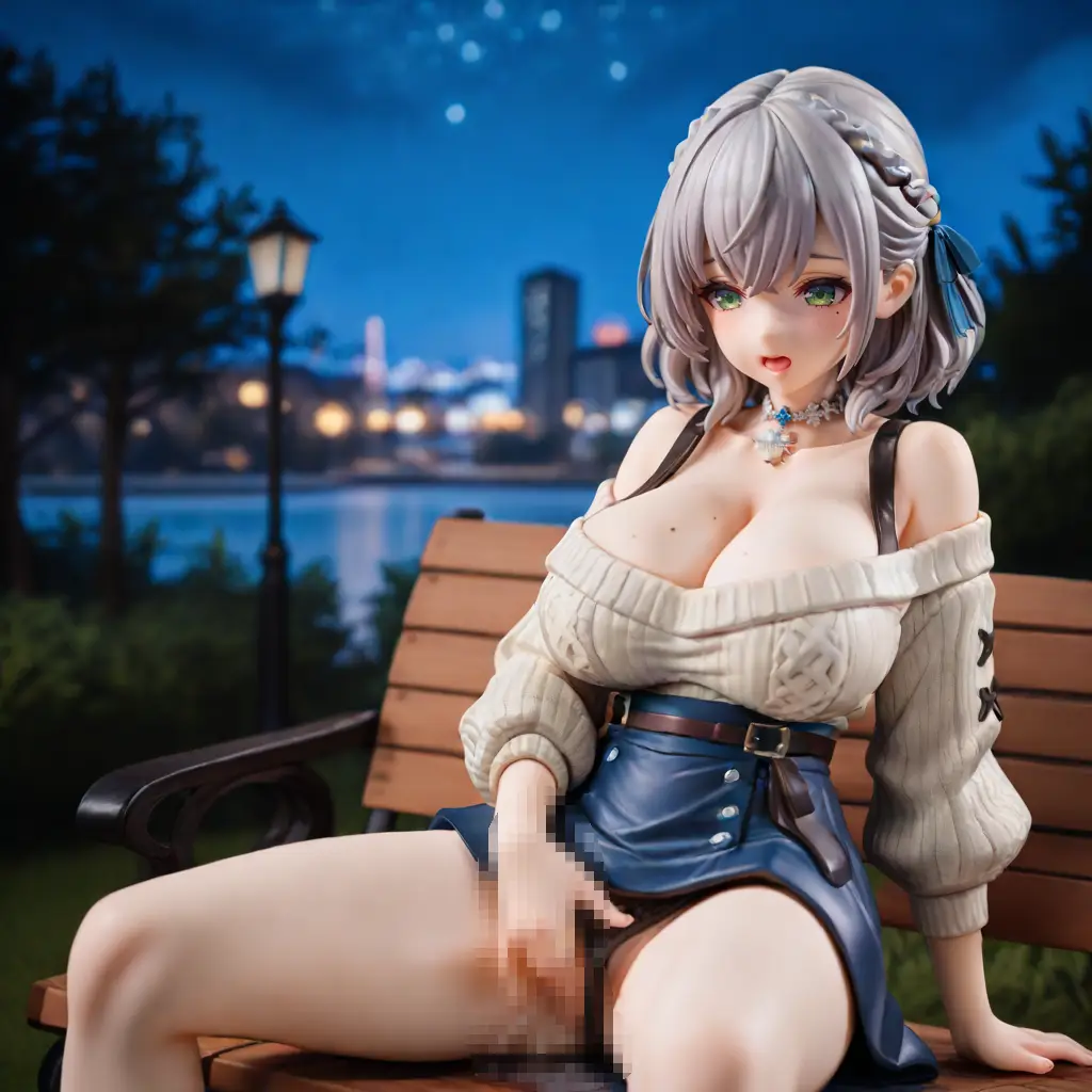 ホロライブの白銀ノエルがオナニーするエロフィギュア画像18枚目