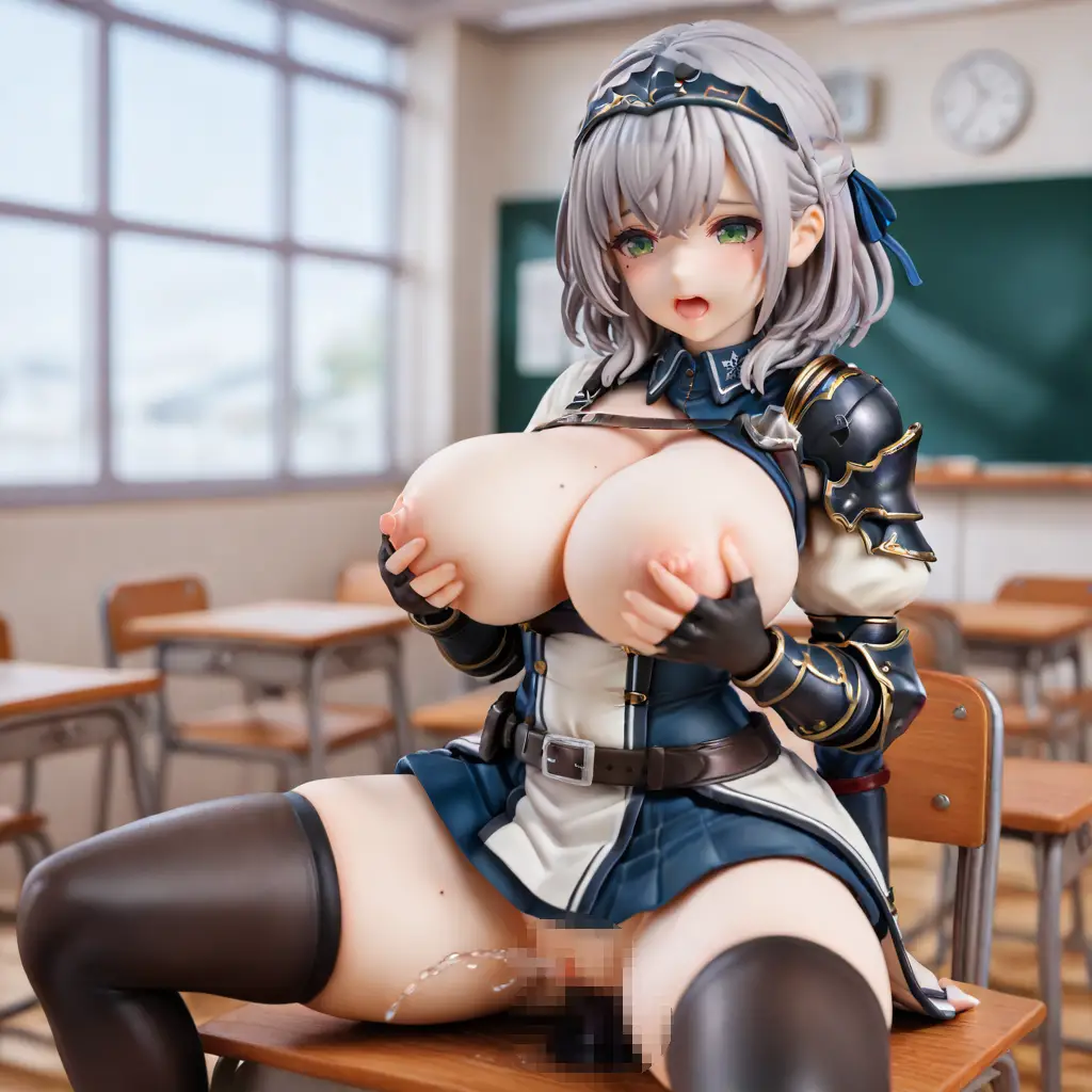 ホロライブの白銀ノエルがオナニーするエロフィギュア画像23枚目