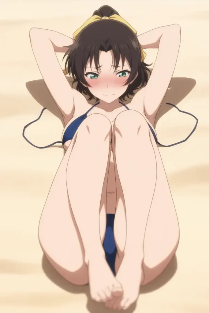 名探偵コナンの遠山和葉が水着グラビアにチャレンジするエロ画像29枚目