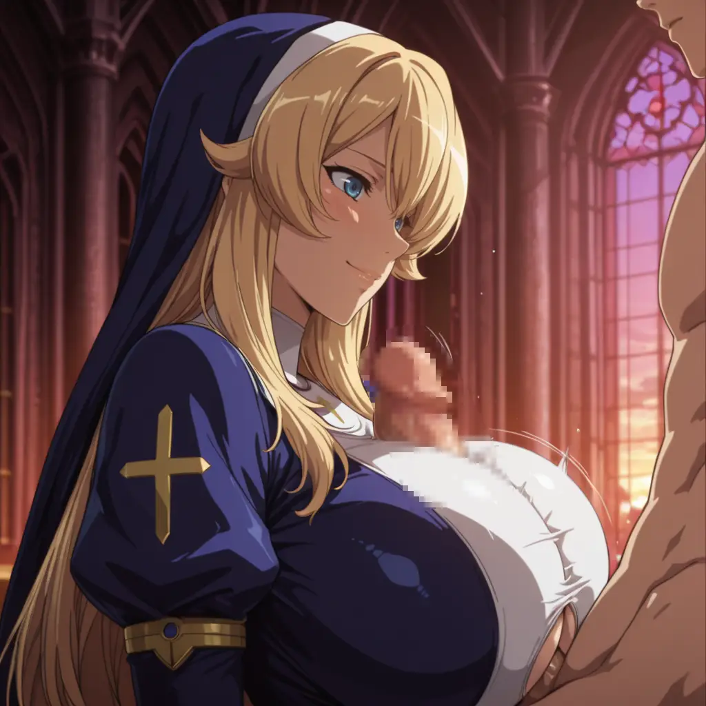 クイーンズブレイドのシギィがザーメン抜いてくれるエロ画像31枚目