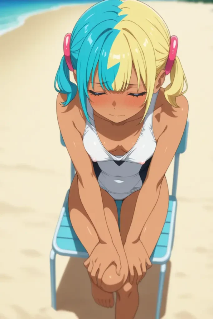 ポケットモンスターのカナリィがエッチな水着を着るエロ画像32枚目