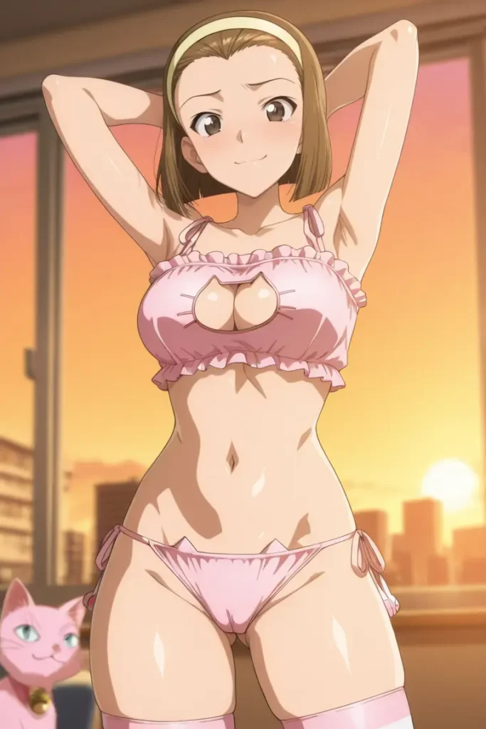 名探偵コナンの鈴木園子がエッチなコスを着るエロ画像32枚目