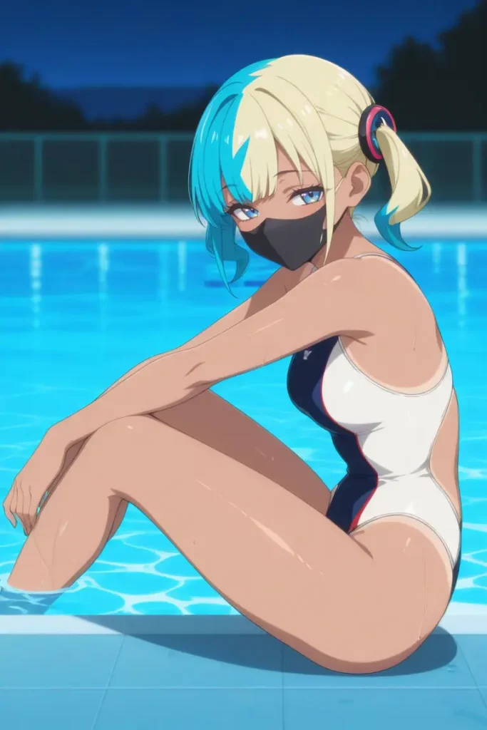 ポケットモンスターのカナリィがエッチな水着を着るエロ画像41枚目