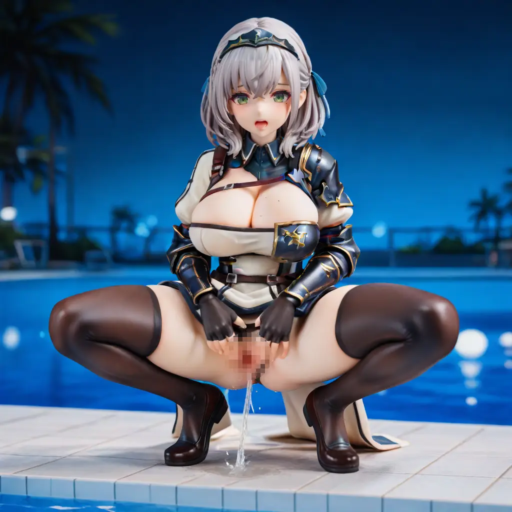 ホロライブの白銀ノエルがオナニーするエロフィギュア画像41枚目