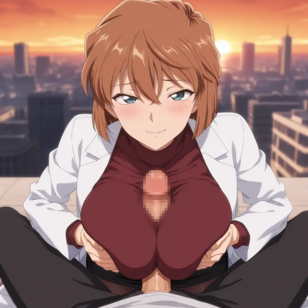 名探偵コナンの灰原哀が体を使ってザーメン抜いてくれるエロ画像45枚目