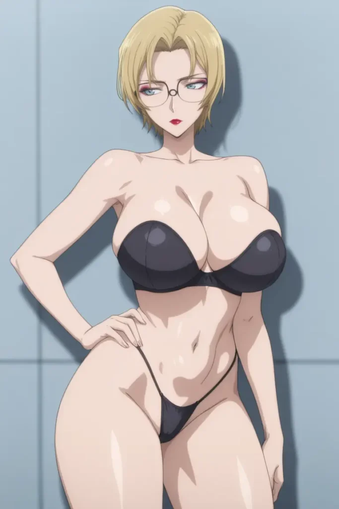 名探偵コナンのジョディ・スターリングがエッチな下着を着るエロ画像47枚目