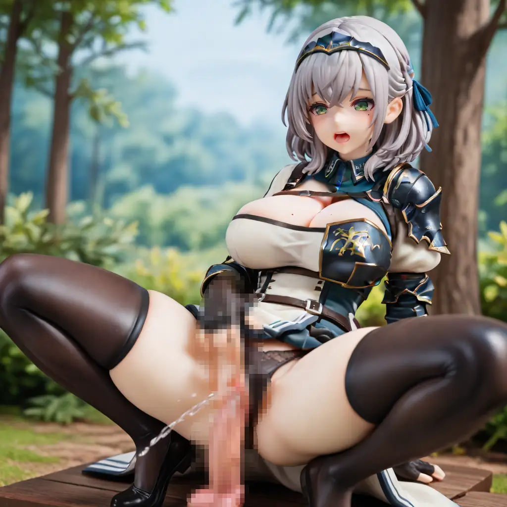 ホロライブの白銀ノエルがオナニーするエロフィギュア画像49枚目