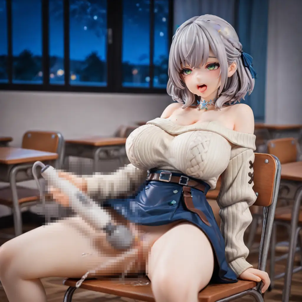 ホロライブの白銀ノエルがオナニーするエロフィギュア画像53枚目