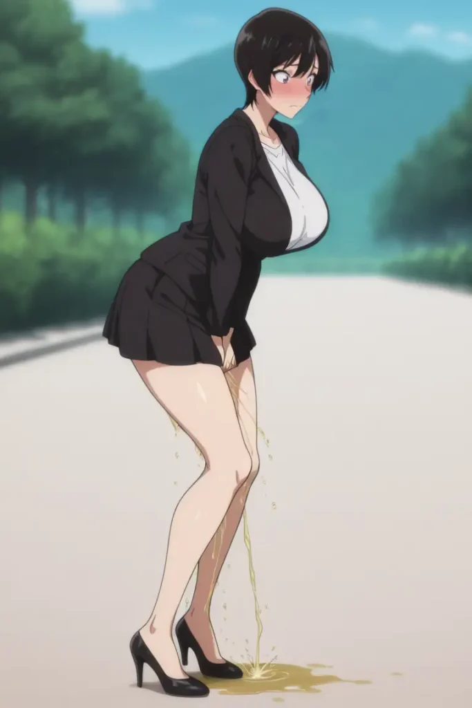 名探偵コナンの佐藤美和子がお漏らしするエロ画像55枚目