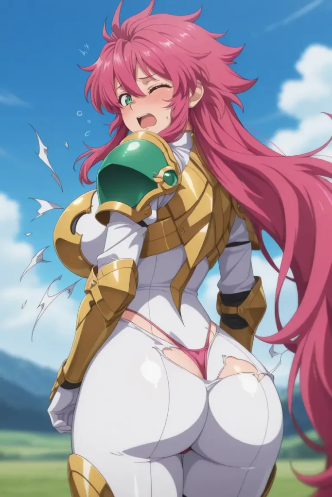 スーパーロボット大戦のヴァルシオーネの服が破けるエロ画像58枚目