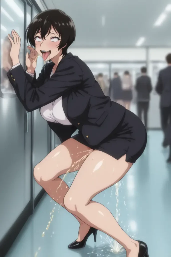 名探偵コナンの佐藤美和子がお漏らしするエロ画像66枚目