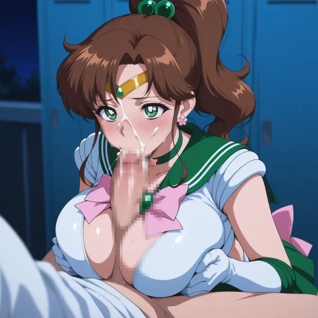 セーラージュピターがパイズリするエロ画像68枚目