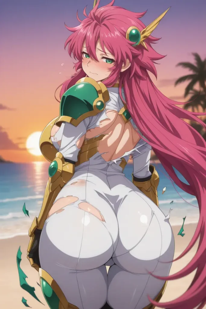 スーパーロボット大戦のヴァルシオーネの服が破けるエロ画像74枚目